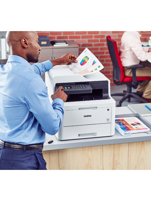 Brother All In One Printer Mfc L3770cdw Office Depot Brother recommends keeping this guide next to your brother machine for quick reference. brother mfc l3770cdw wireless laser all in one color printer item 6129456