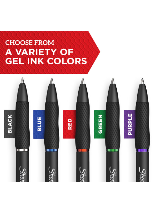 Medium Point S-Gel Gel Pens Blue Ink Gel Pen,Pack of 4 Count 0.7mm 1