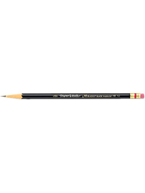 Yubbler - Paper Mate Mirado Black Warrior Wood Pencils, Presharpened, #2  Lead, Medium Soft, Pack of 12