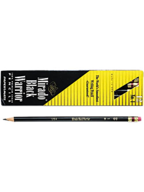 Yubbler - Paper Mate Mirado Black Warrior Wood Pencils