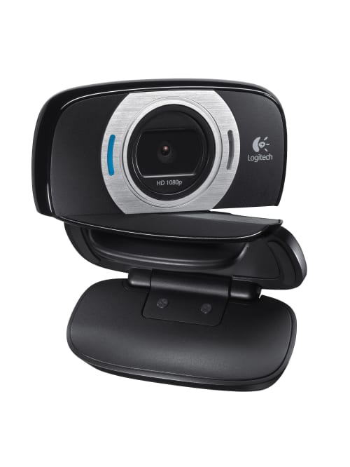 Hd Webcam Fold And Go 1080p Black Office Depot