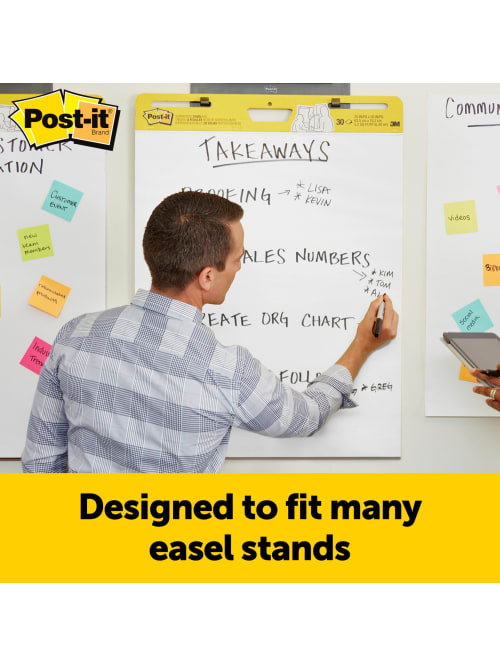 Post It Super Sticky Easel Pad 30 Sheets Office Depot