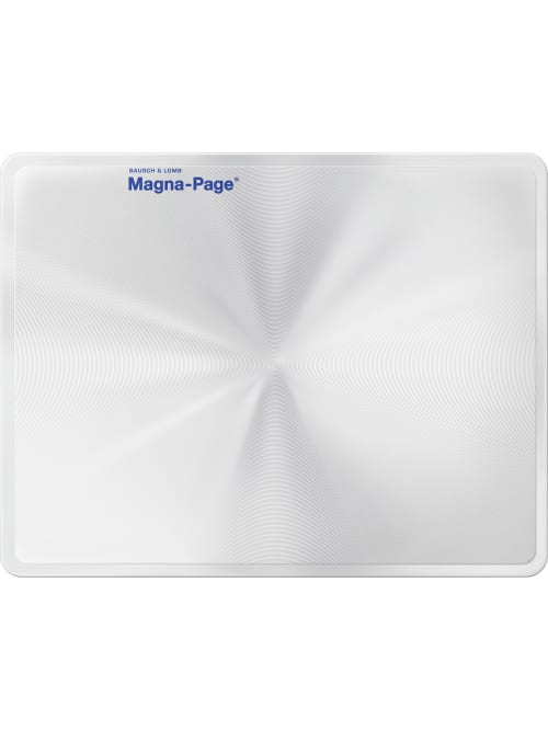 Bausch Lomb Magna Page Magnifier Magnifying Area 8 25 Width X 10 75 Length Acrylic Lens Office Depot