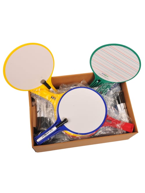 small handheld whiteboard