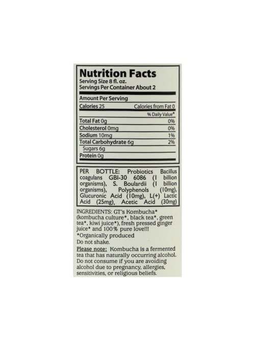 Gts Organic Raw Kombucha Gingerade 16 Oz Pack Of 6 Office Depot (all portions and information shown for regular sized bowl; gt s organic raw kombucha gingerade 16 oz pack of 6 item 6232900