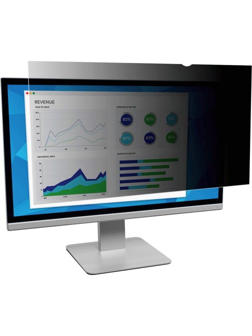 3m Privacy Filter Screen For Monitors 23 8 Widescreen 169 Reduces Blue Light Pf238w9b Office Depot