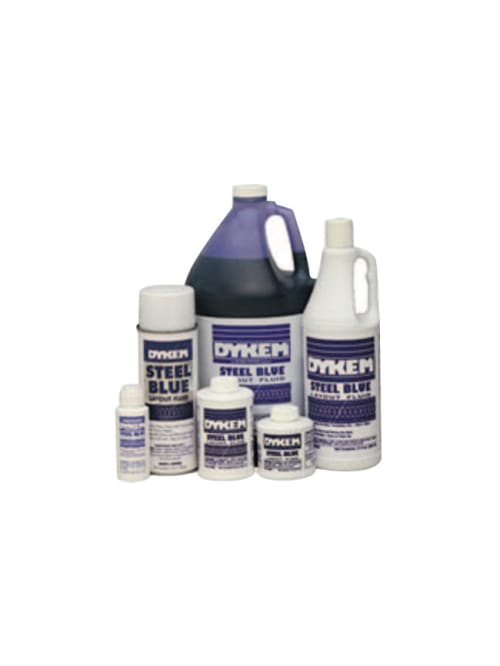 Itw Professional Brands Dykem Layout Fluid Brush In Cap 4 Oz Blue Office Depot