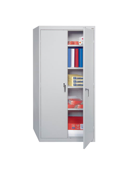 Sandusky Welded Cabinet 4 Shelves Dove Office Depot