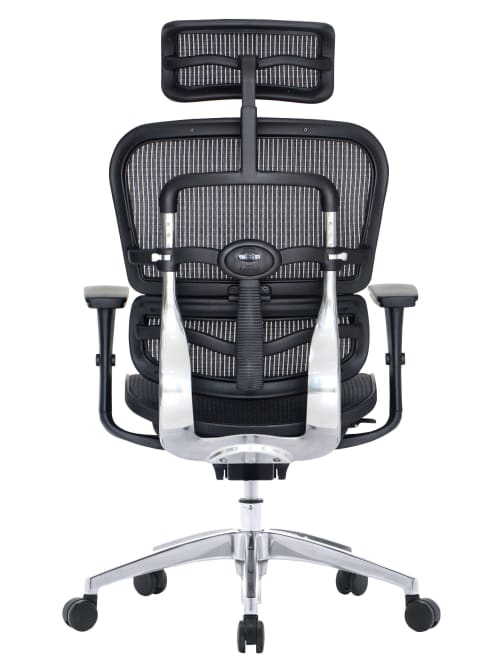 Workpro 12000 Mesh Series High Back Executive Chair With Headrest Blackchrome Office Depot