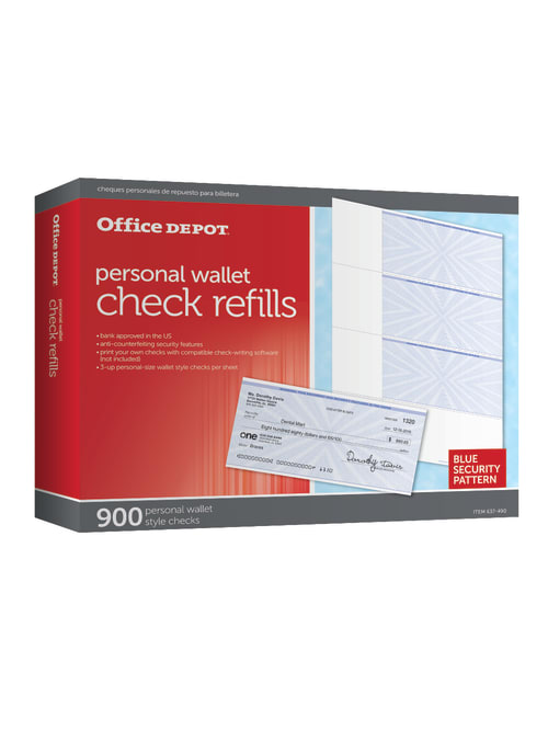 Wallpaper Office Depot Brand Personal Check Refill Pack 3 Part Pack Of 300 For Android