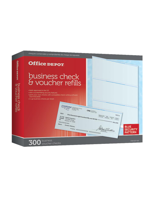 Office Depot Brand Business Check Refill Pack 1 Part Pack Of 300 Office Depot