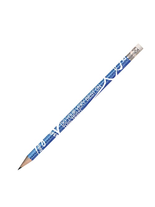 sharpened testing pencils
