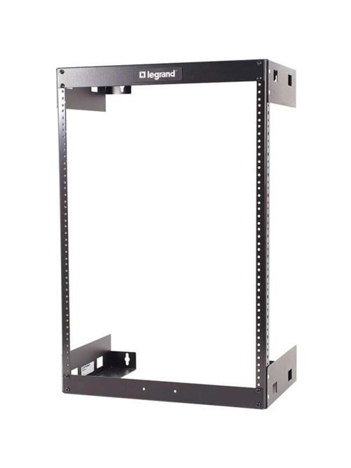 C2g 15u Wall Mount Open Frame Rack 12in Deep Taa Compliant 19 8u Wide Wall Mountable For Lan Switch Black Textured Black Powder Coat 200 Lb X Maximum Weight Capacity Office Depot
