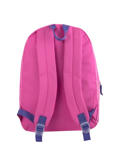 Yubbler Delias VSCO Backpack Pink Silver Purple