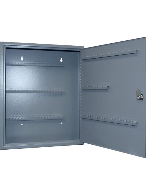 Sparco 110 Key Locking Hook Style All Steel Key Cabinet 17 18 X 14 X 3 Gray Office Depot