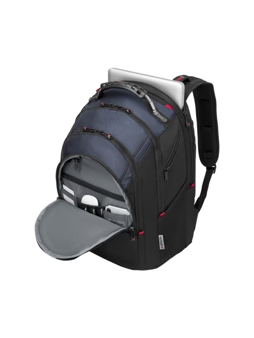 Wenger Ibex Backpack With 17 Laptop Pocket Blackblue Office Depot