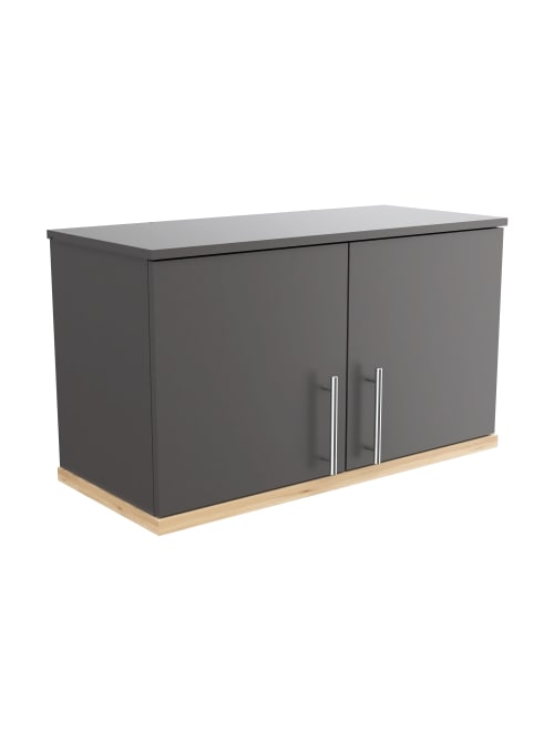 Inval America Storage Cabinet Graymaple Office Depot