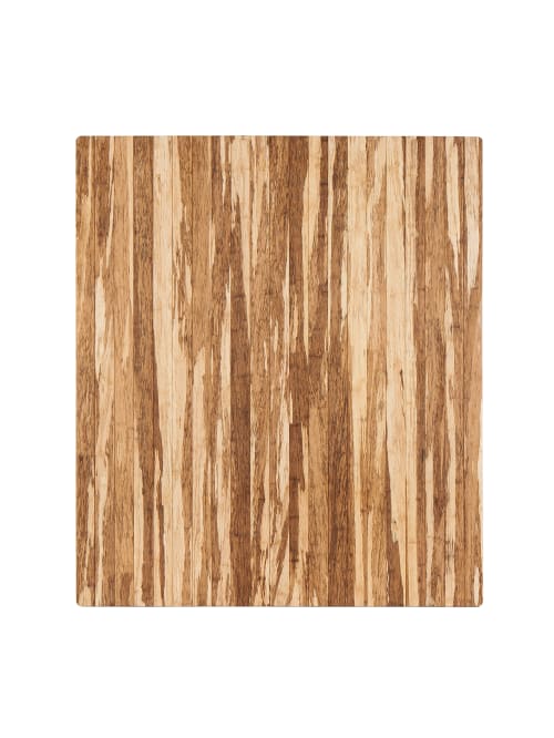 Anji Mountain Strand Woven Bamboo Roll Up Chair Mat No Lip Rectangular 44 X 52 Light Brown Office Depot