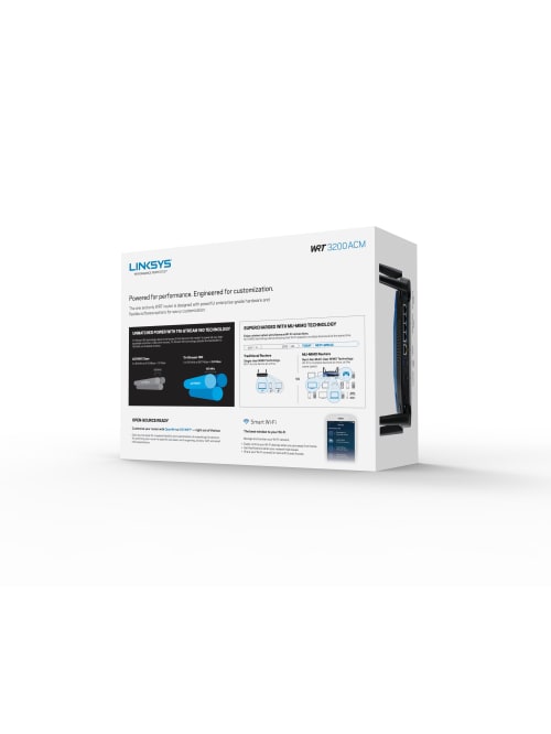 Linksys Dual Band 802 11ac Wireless Gateway Router Wrt3200acm Office Depot