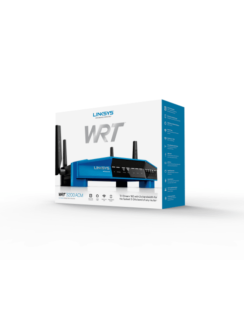 Linksys Dual Band 802 11ac Wireless Gateway Router Wrt3200acm Office Depot