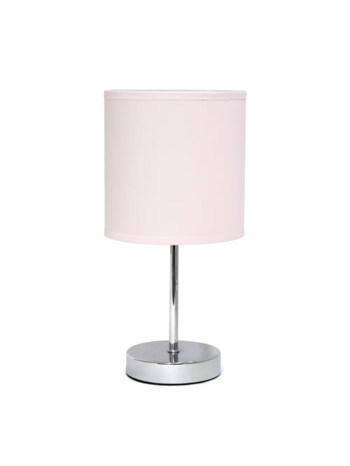 blush pink table lamp