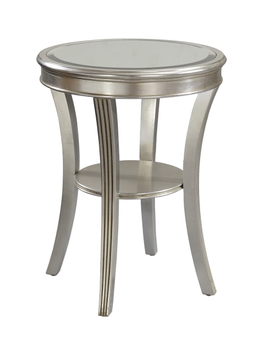 Coast To Coast Mirrored Accent Table Silver Office Depot Free shipping on orders over $35. office depot