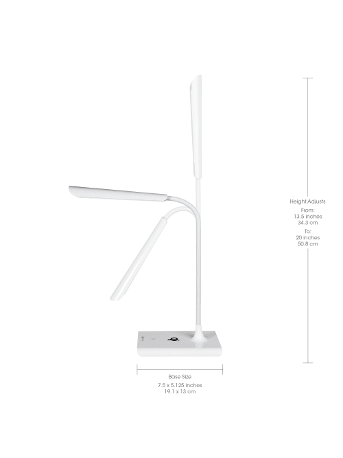 Ottlite Power Up Lamp Wcharging 20 H Office Depot