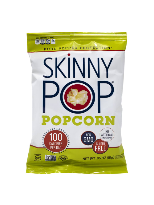 Skinny Pop Popcorn 100 Calorie Bags Box Of 28 Bags Office Depot