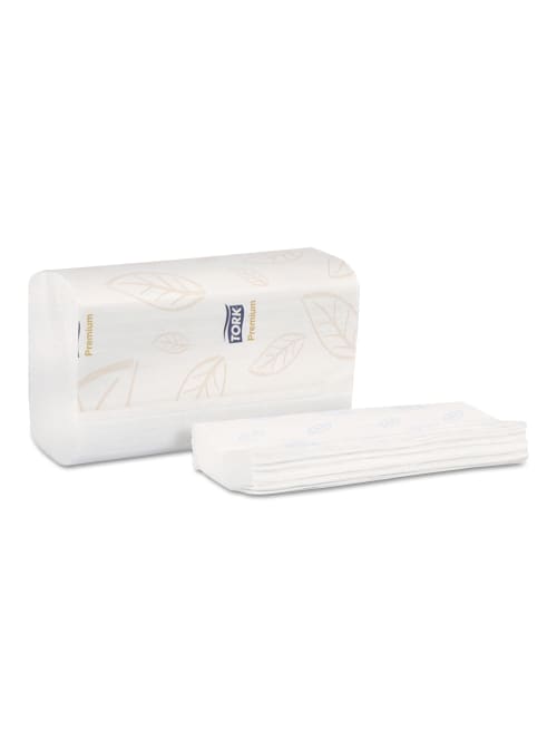 Tork Premium Soft Xpress 3 Panel Multi Fold 1 Ply Paper Towels 135 Sheets Per Pack Case Of 16 Packs Office Depot