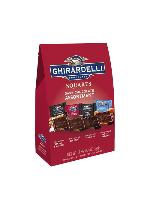 Ghirardelli Chocolate Squares Premium Dark Chocolate Assortment 14 86 Oz Bag Office Depot