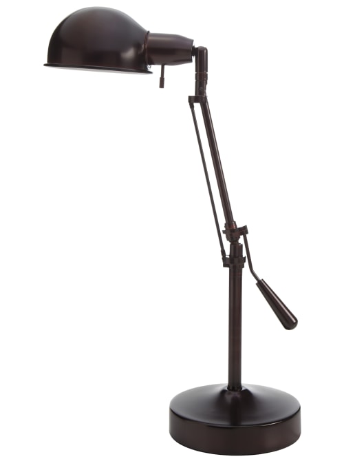 Realspace Pharmacy Lamp 24 H Aged Bronze Office Depot