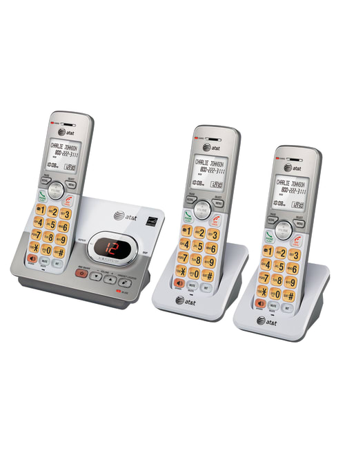 Atandt El52303 Dect 6 0 Expandable Cordless Phone System With Digital Answering Machine Office Depot Answering machine tapes take new life through paint and adding a simple chain. at t el52303 dect 6 0 expandable cordless phone system with digital answering machine item 688402