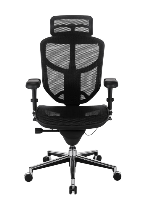 Workpro Quantum 9000 Mesh Chair Black Office Depot