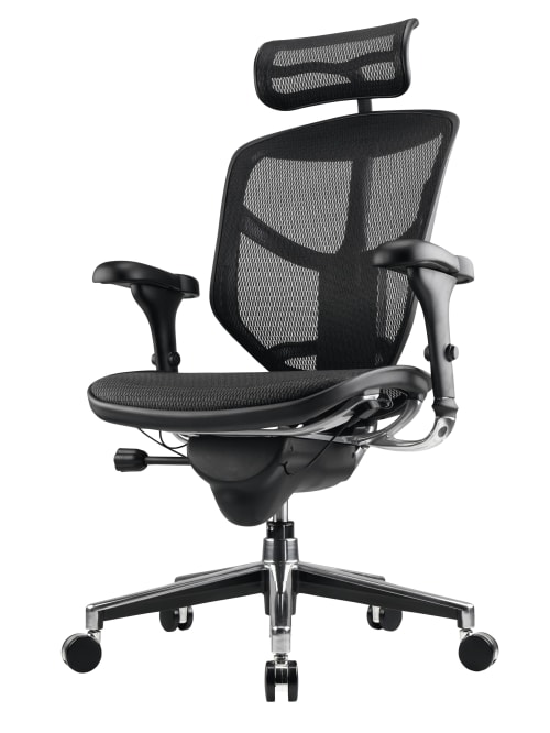 Workpro Quantum 9000 Mesh Chair Black Office Depot