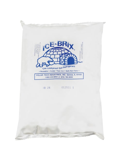Ice Brix Cold Packs 24 Oz 8 X 6 X 1 14 Box Of 12 Office Depot