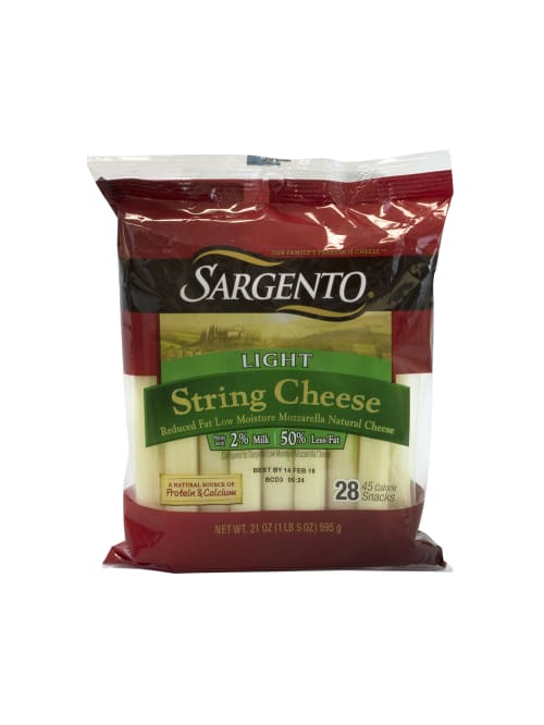 Sargento Light String Cheese Pack Of 28 Office Depot