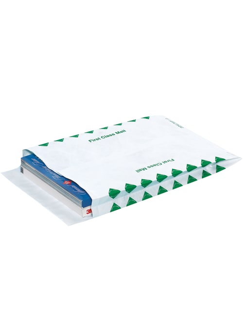 Tyvek Envelopes Expandable 10 X 13 X 1 12 End Opening First Class White Pack Of 100 Office Depot