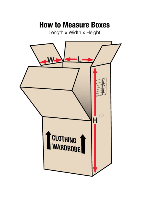 Office Depot Brand Wardrobe Moving Boxes 24 X 20 X 46 Kraft Pack
