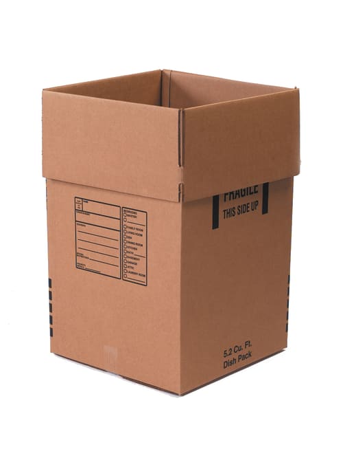 Office Depot Brand Dish Moving Boxes 18 X 18 X 28 Kraft Pack Of 5