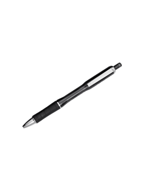 Paper Mate Profile Ball Point Pen, Retractable, B (1.4 mm), Black Ink - 12 pens
