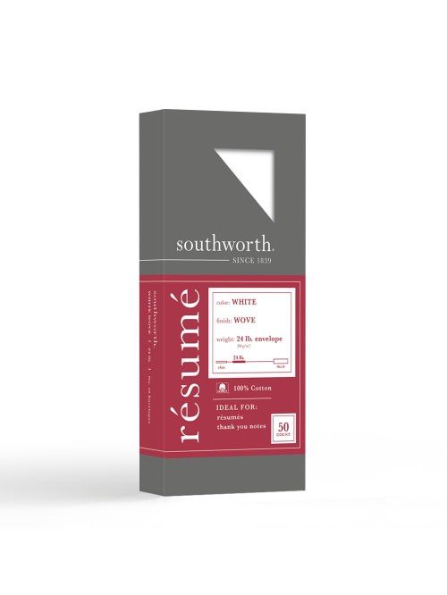 Southworth 100percent Cotton Envelopes 10 4 18 X 9 12 100percent Recycled 24 Lb White Pack Of 50 Office Depot