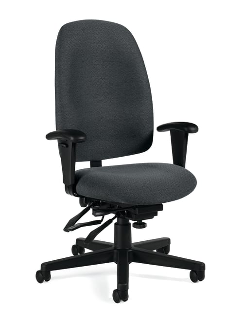 Global Granada Multi Tilter High Back Chair 43 H X 26 W X 23 D Cabernetblack Office Depot