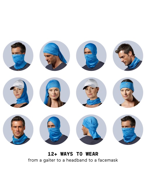 Mission Cooling Gaiter One Size Blue Office Depot