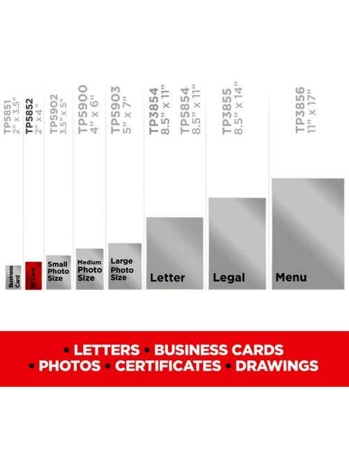 Scotch Thermal Laminating Pouches For Business Cards 2 516 X 3 710 Pack Of 100 Sheets Tp5851 100 Office Depot