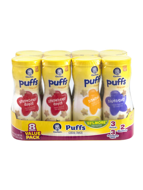 gerber puffs cereal snack