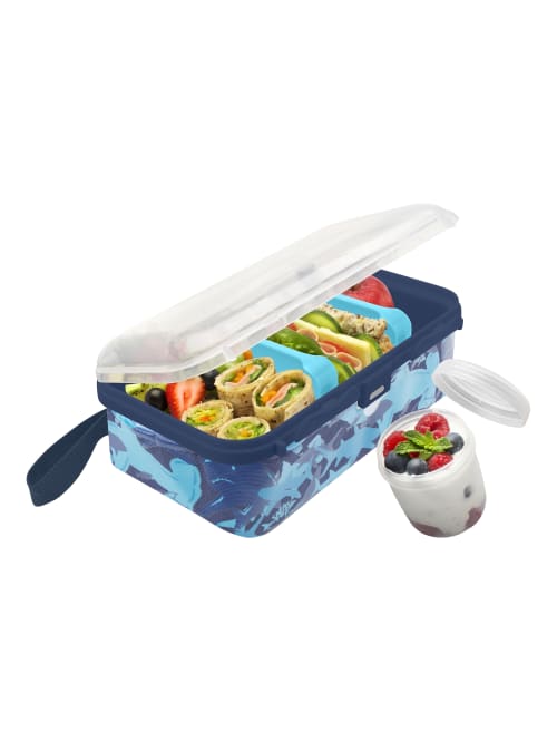 Smash All In One Bento Lunch Box Shark Camo Office Depot