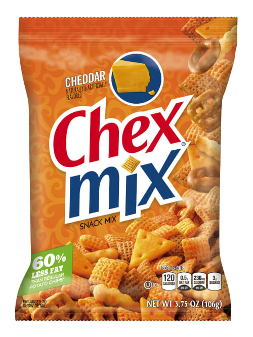 Chex Mix Cheddar 3 75 Oz Bag Office Depot