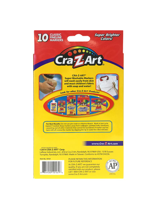 Yubbler - Cra-Z-Art Super Washable Markers, Fine Tip
