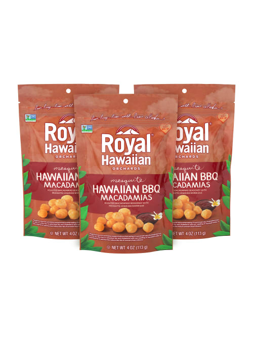 Royal Hawaiian Mesquite Bbq Macadamias 3 Pk Office Depot