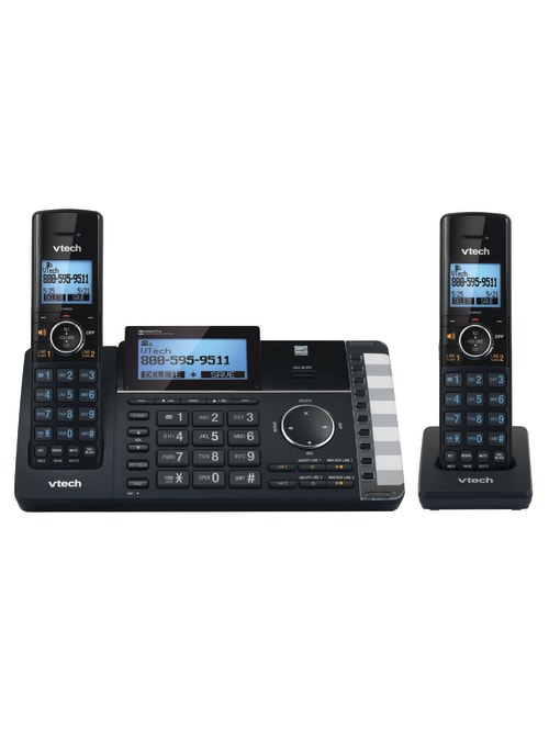 Vtech Ds6251 2 Dect 6 0 Expandable 2 Line Cordless Phone With Answering System 80 1375 00 Office Depot